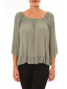 Blouse Giulia vert d'eau