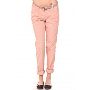 Pantalon Ceinture Rose 